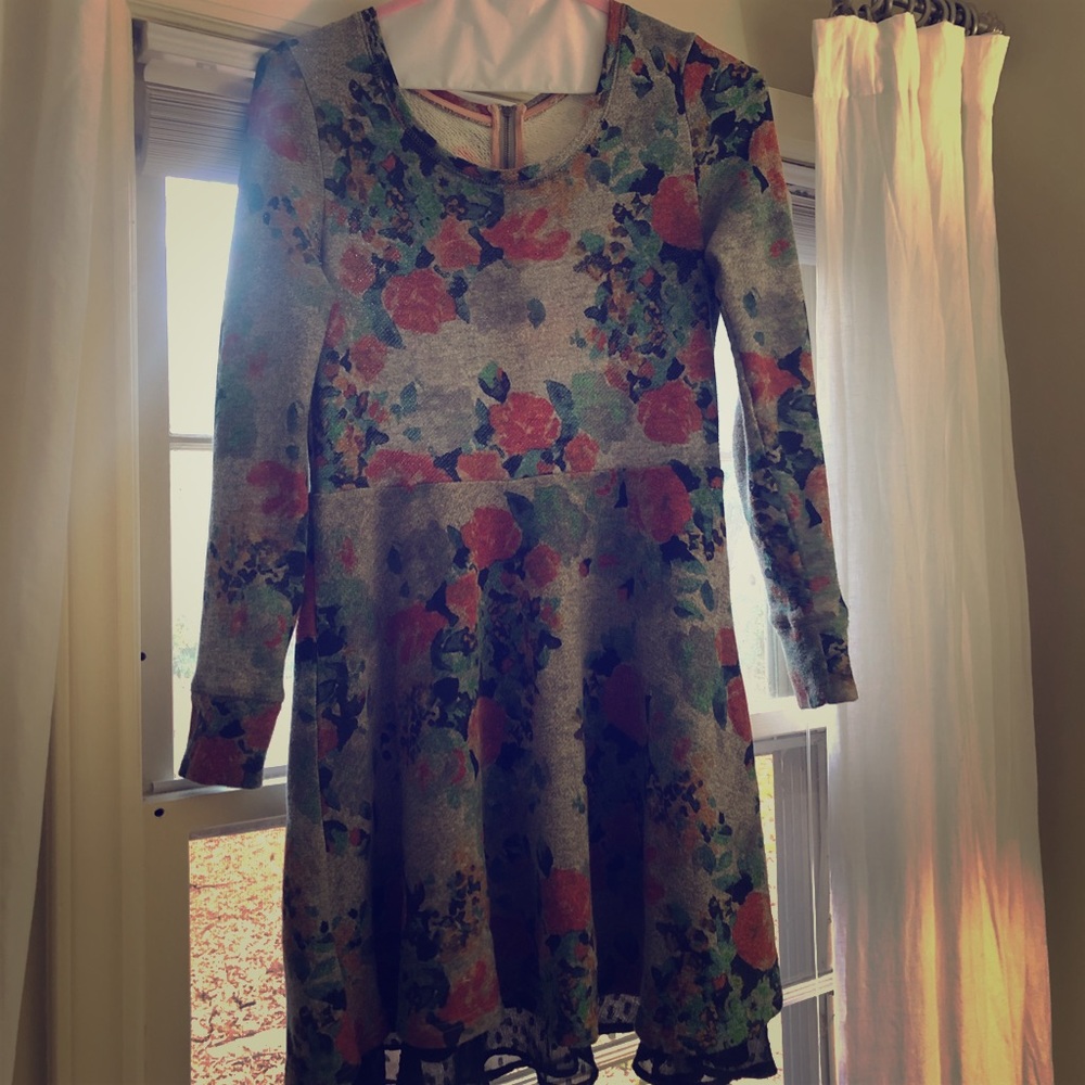 Floral Anthropology dress, size 6